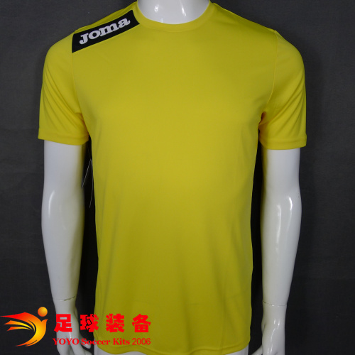专柜正品JOMA 2014-15黄色足球组队上衣