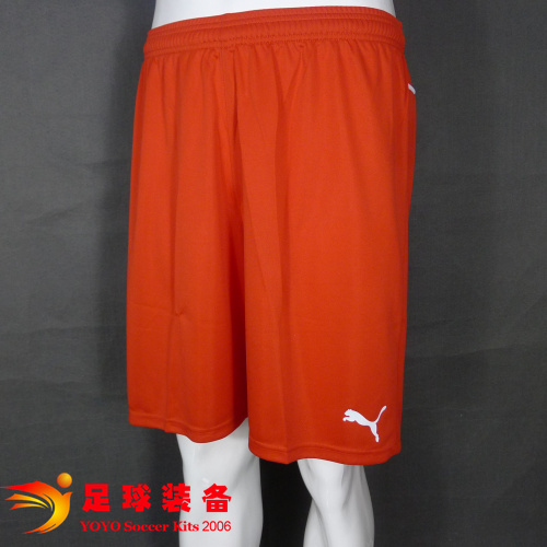 专柜正品PUMA 红色足球组队短裤