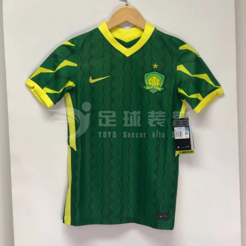 （儿童款）专柜正品NIKE 2021北京国安儿童主场球迷版球衣足球服