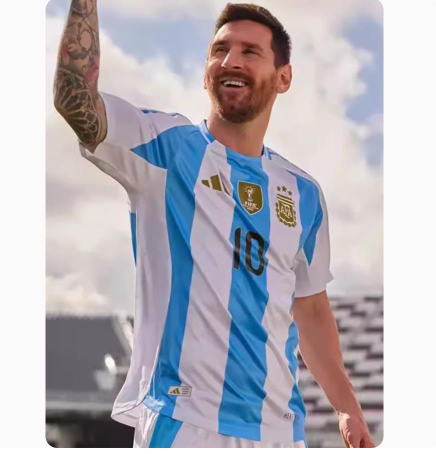 专柜正品ADIDAS 2024美洲杯阿根廷主场球员版球衣足球服