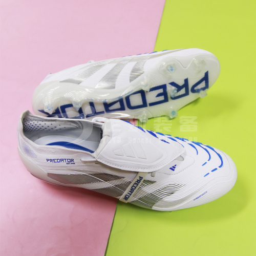 专柜正品ADIDAS PREDATOR ELITE FT FG 翻鞋舌高端成人天然草足球鞋